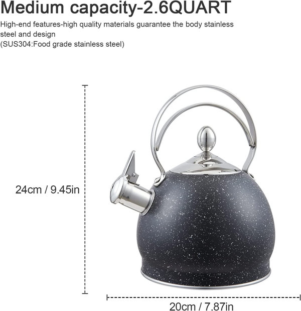 High end outlet tea kettle